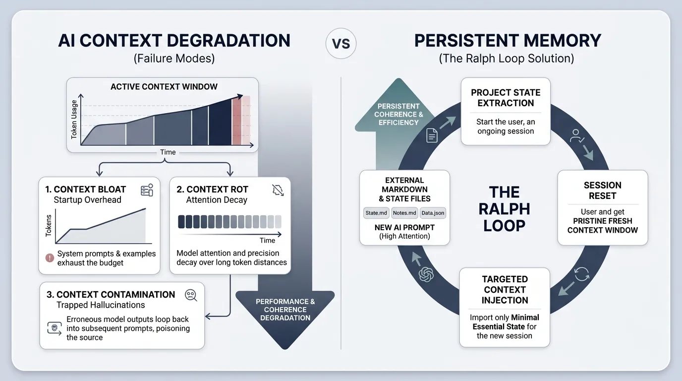 AI Context Degradation vs Persistent Memory